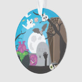 Halloween Monster Scene Ornament (voorkant)