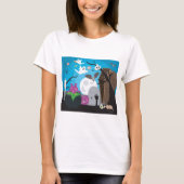 Halloween Monster Scene T-shirt (Voorkant)