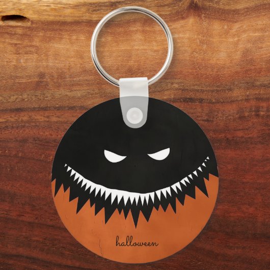 Halloween Monster Sleutelhanger (Achterkant)