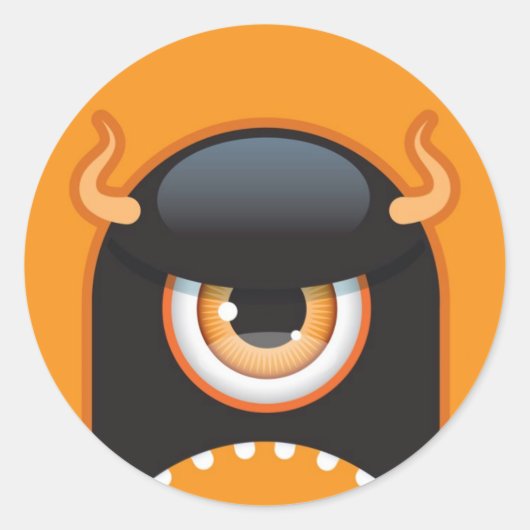 Halloween monster sticker (Voorkant)