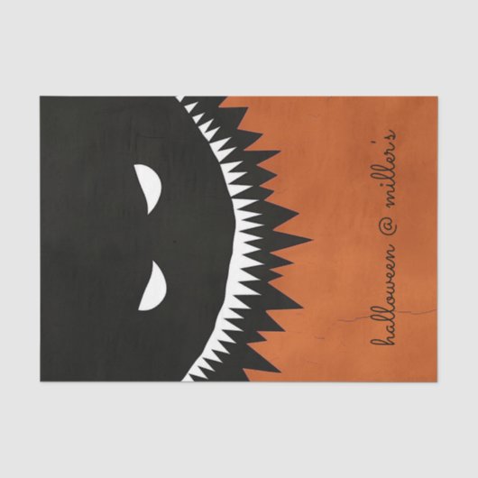 Halloween Monster Tissuepapier (Voorkant)