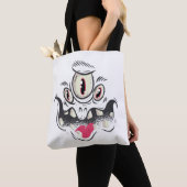 Halloween monster tote bag (Dichtbij)