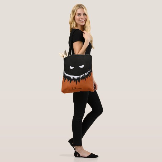 Halloween Monster Tote Bag (Op model)