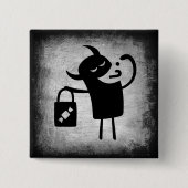 Halloween Monster Trick of Treer Button (Voorkant)