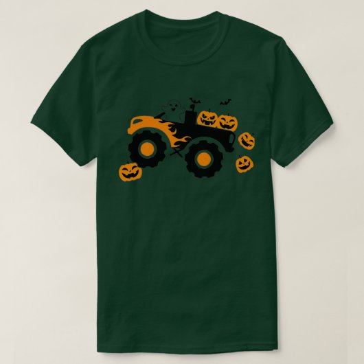 Halloween Monster Truck 1 T-shirt (Design voorkant)