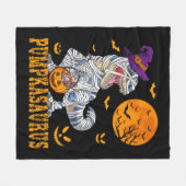 Halloween Monster Truck Mummy Dinosaur Pumpkin Tod Fleece Deken (Voorkant (Horizontaal))
