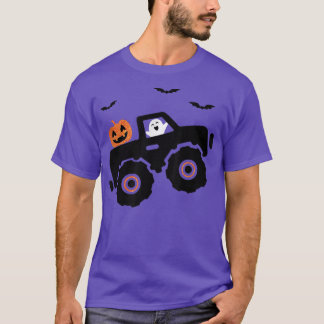 Halloween Monster Truck Shirt Boy's Kinder Toddler