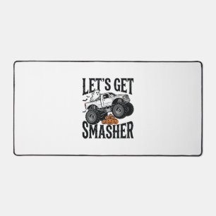 Halloween Monster Truck Smasher Vintage T-shirt De Bureaumat