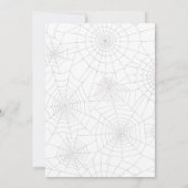 Halloween Monster Verjaardag Kostuumfeest Kaart (Achterkant)