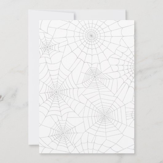 Halloween Monster Verjaardag Kostuumfeest Kaart (Achterkant)