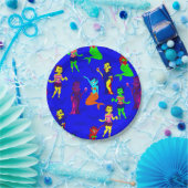 Halloween monster zeemeermin vampier zombie meisje papieren bordje (Feest)