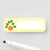 Halloween Monstera Plant in Pumpkin Naamplaatje (In situ)