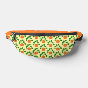 Halloween Monstera Plant in Pumpkin Patterned Heuptasje