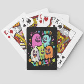 Halloween Monsters Bende Pokerkaarten (Achterkant)