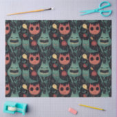 Halloween monsters in het spookbos tissuepapier (Craft)