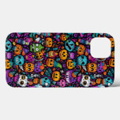 Halloween monsters iPhone case (Achterkant (horizontaal))