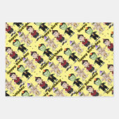 Halloween Monsters Kinderen Verjaardag Inpakpapier Vel (Voorkant 2)