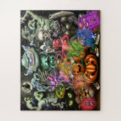 Halloween Monsters Legpuzzel (Verticaal)