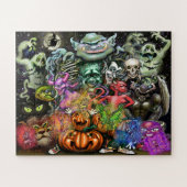 Halloween Monsters Legpuzzel (Horizontaal)