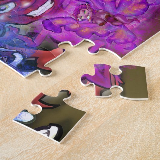 Halloween Monsters Legpuzzel (Zijkant)