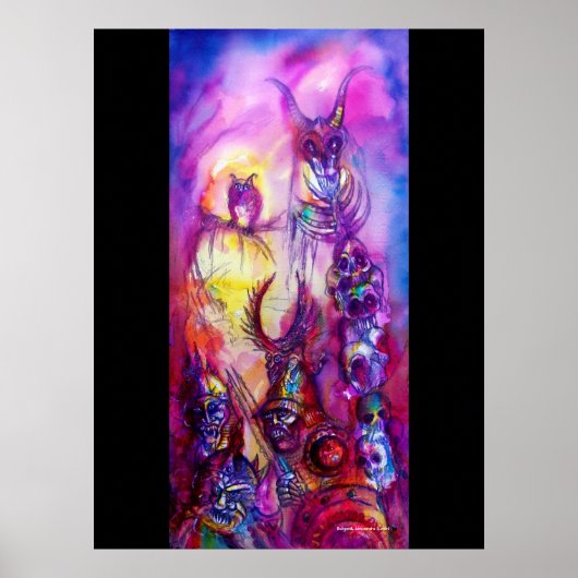 HALLOWEEN MONSTERS / ORK OORLOG Fantasy Poster (Voorkant)