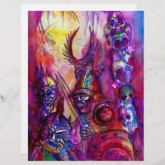 HALLOWEEN MONSTERS/ORK WAR Fantasy (Voorkant / Achterkant)