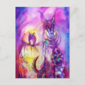 HALLOWEEN MONSTERS/ORK WAR Fantasy Briefkaart (Voorkant)