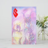 HALLOWEEN MONSTERS/ORK WAR Fantasy Briefpapier (Staand voorkant)