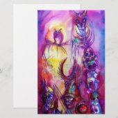 HALLOWEEN MONSTERS/ORK WAR Fantasy Briefpapier (Voorkant / Achterkant)