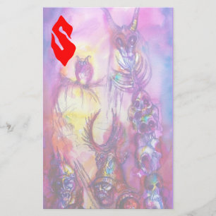 HALLOWEEN MONSTERS/ORK WAR Fantasy Briefpapier