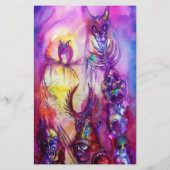 HALLOWEEN MONSTERS/ORK WAR Fantasy Briefpapier (Achterkant)