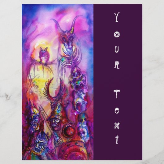 HALLOWEEN MONSTERS/ORK WAR Fantasy Flyer (Achterkant)