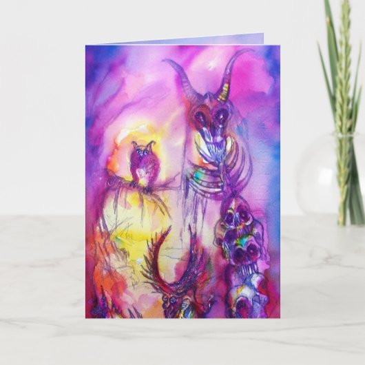 HALLOWEEN MONSTERS/ORK WAR Fantasy Kaart (Voorkant)