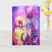 HALLOWEEN MONSTERS/ORK WAR Fantasy Kaart (Gele Bloem)