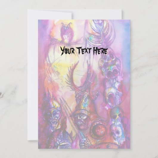 HALLOWEEN MONSTERS/ORK WAR Fantasy Kaart (Voorkant)