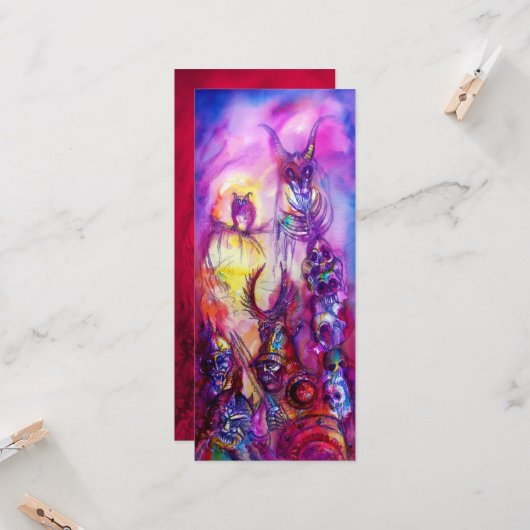 HALLOWEEN MONSTERS/ORK WAR Fantasy Kaart (Voorkant / Achterkant in situ)