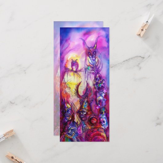 HALLOWEEN MONSTERS/ORK WAR Fantasy Kaart (Voorkant / Achterkant in situ)