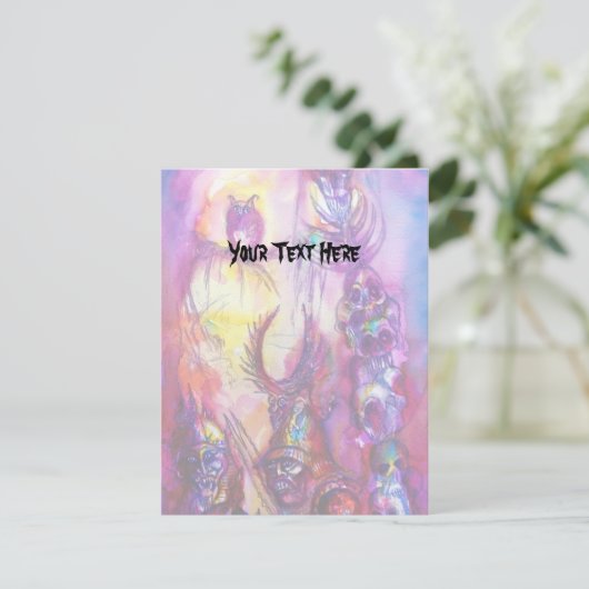 HALLOWEEN MONSTERS/ORK WAR Fantasy Kaart (Staand voorkant)