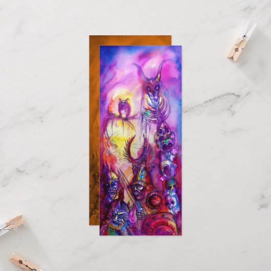 HALLOWEEN MONSTERS/ORK WAR Fantasy Kaart (Voorkant / Achterkant in situ)