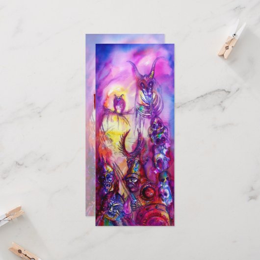 HALLOWEEN MONSTERS/ORK WAR Fantasy Kaart (Voorkant / Achterkant in situ)