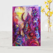 HALLOWEEN MONSTERS/ORK WAR Fantasy Kaart (Gele Bloem)