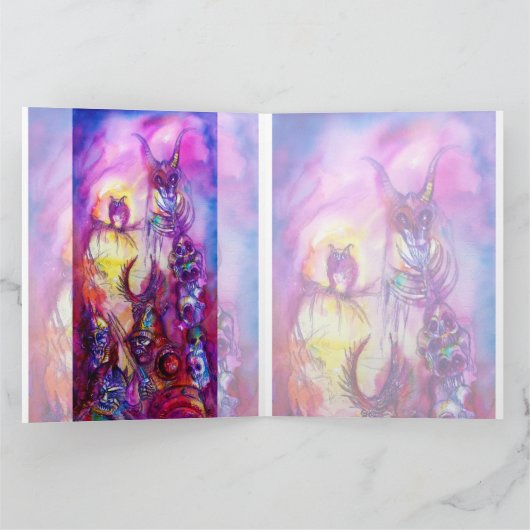 HALLOWEEN MONSTERS/ORK WAR Fantasy Kaart (Binnen)