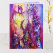 HALLOWEEN MONSTERS/ORK WAR Fantasy Kaart (Gele Bloem)