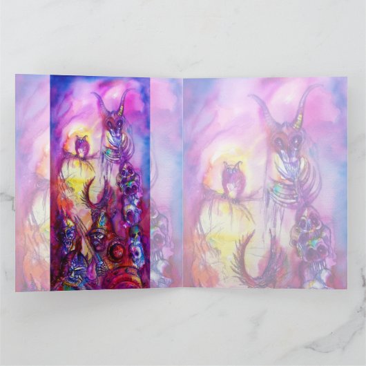 HALLOWEEN MONSTERS/ORK WAR Fantasy Kaart (Binnen)