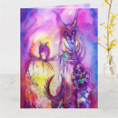 HALLOWEEN MONSTERS/ORK WAR Fantasy Kaart (Gele Bloem)