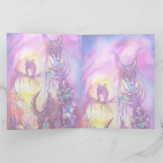 HALLOWEEN MONSTERS/ORK WAR Fantasy Kaart (Binnen)