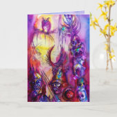 HALLOWEEN MONSTERS/ORK WAR Fantasy Kaart (Gele Bloem)