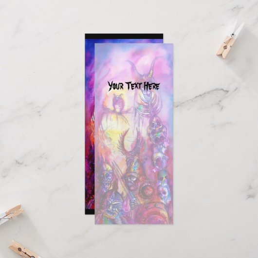 HALLOWEEN MONSTERS/ORK WAR Fantasy Kaart (Voorkant / Achterkant in situ)