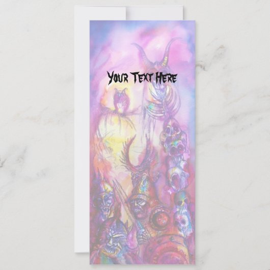 HALLOWEEN MONSTERS/ORK WAR Fantasy Kaart (Voorkant)