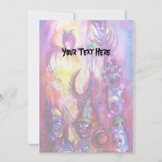 HALLOWEEN MONSTERS/ORK WAR Fantasy Kaart (Voorkant)